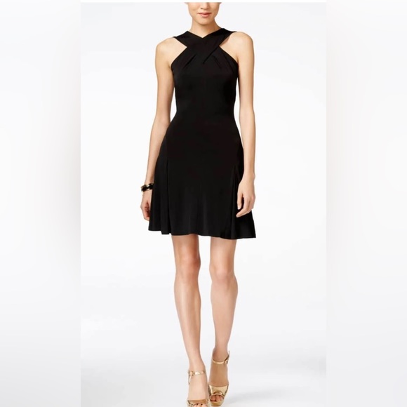 MICHAEL Michael Kors Dresses & Skirts - MICHAEL MICHAEL KORS Women’s Jersey Cross Fit and flare dress